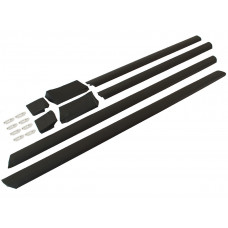 Молдинги Audi 100 A6 91-97г. нижние к-кт. (двери+крылья) 8шт.+клипсы