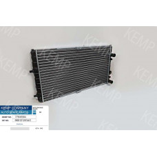 Радиатор VW CADDY 2,  POLO,, SEAT1.0-1.9SDI  AC+ 645*372