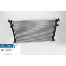 Радиатор Audi- A4,A5 A6 1.8-2.0 08г.-> 720*469*26 (круглые соты)