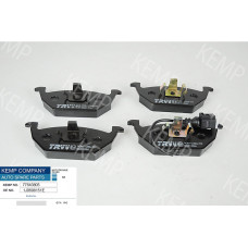 Колодки торм передние  VW Golf 4 Skoda Octavia Seat  с датчиком