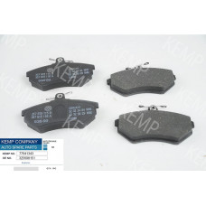Колодки торм передние  Audi 100 83-90, VW Passat B-3 88-90 вент