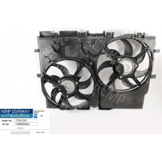 Мотор радиатора  Fiat Ducato 2.3D 3.0D 07-> 390/390mm 200/300W