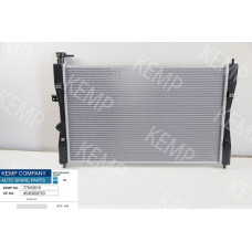 Радиатор Mitsubishi Colt 04-> SMART	FORFOUR (W454) (04-) 640 x 405 x 16 mm пл.со