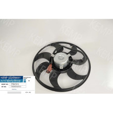 Мотор радиатора VW Transporter T5 1.9-3.2  03-09г.290мм 300W