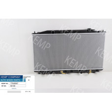 Радиатор  Honda Accord 08-12 400 x 766 x 16 mm плоские соты