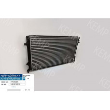 Радиатор Skoda Oktavia VW Cadi Golf Touran А-3 1.4-1.6 2.0 FSI 04->645*405