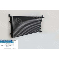 Радиатор Skoda Oktavia VW Cadi Golf Touran А-3 1.4-1.6 2.0 FSI 04->645*405