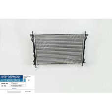 Радиатор Ford Transit 00-06 2,4 DI TDCI мех 620*389 AC-