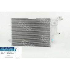 Радиатор кондиционера  Audi A4 94-01г.615*421(без осушителя)