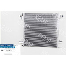 Радиатор кондиционера MB M-Class W163 ML 98-05  510*535