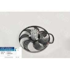 Мотор радиатора  Audi A3 96-01 1.6-1.9/VW  Golf-4 /Skoda  (диам-345) AC+