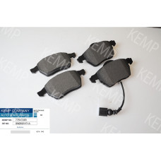 Колодки торм передние  VW Golf 4 Bora Skoda Octavia Seat 1.8T;1.9TDI