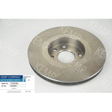 Диск тормозной передний (вент)Opel Kadet E AstraF Daewoo Nexia Lanos