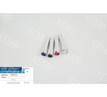 Кнопка відкривання замка внутрішньосалонна VW Audi (алюміній) к-кт 2 шт.