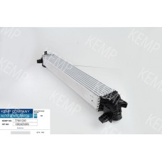 Радиатор  интеркулер PEUGEOT BOXER (UG) 2.2 16- 735 x 112 x 80 mm