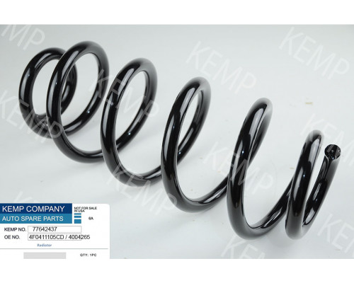 Пружина передняя Audi A6 2.0TDI 2.4 3.2FSI  14.8*341mm