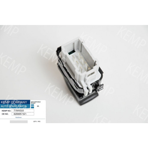 Кнопка стеклоподемника Renault Megane 2, Trafic 2 передняя правая 6 pin
