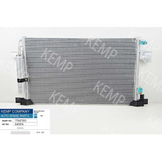 Радиатор кондиционера Peugeot 4007.4008 Citroen C4 Mitsubishi Lancer 10