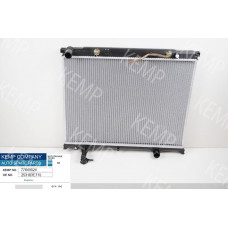Радиатор KIA Sorento 06-> 470 x 638 mm  плоские соты
