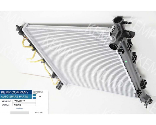 Радіатор Hyundai IX35 09-20 KIA Sportage 09-15 485 x 468 x 16 mm 1.7-2.0 CRDi пл