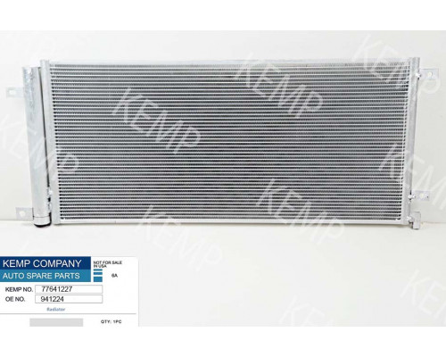 Радіатор кондиціонера HONDA CIVIC X (FC) 5 DOORS (16-) 305 x 705 x 12 mm