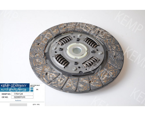 Диск зчеплення  215х24   T2 1.6 D.TD.81-90г, (2сорт)