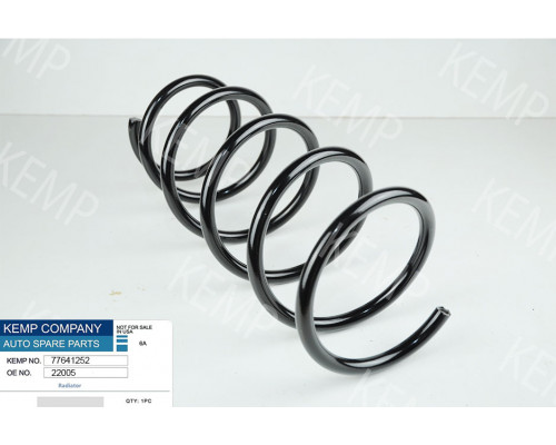 Пружина передня Renault Kangoo 1,9D 98> d13h370mm.