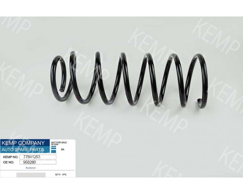 Пружина передня VW Passat B3 88-92г.1.9-2.0d 12.3*385mm