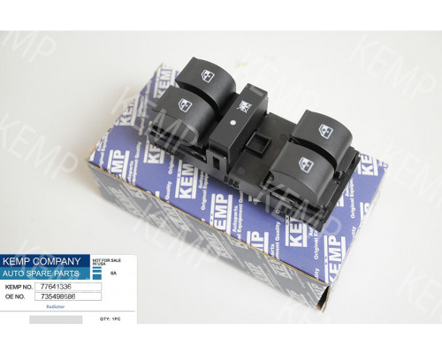 Блок управління ск/підймача Fiat Doblo 2009-