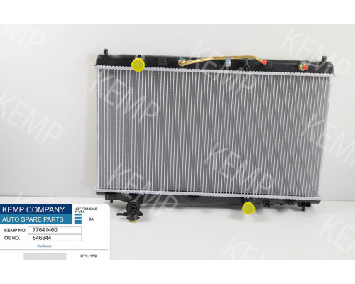 Радіатор  Toyota Camry (V40) (2006 - 2011) 400 x 752 x 16 mm  плоскі соти