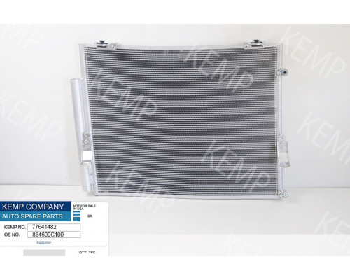 Радіатор кондиціонера TOYOTA SEQUOIA II (07-)TUNDRA II (07-) 665 x 498 x 16 mm