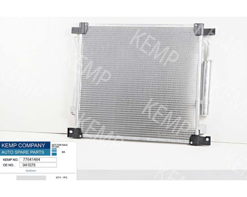 Радіатор кондиціонера Mitsubishi L200 PAJERO SPORT 15- 2.5 D (515 x 503 x 12 mm)