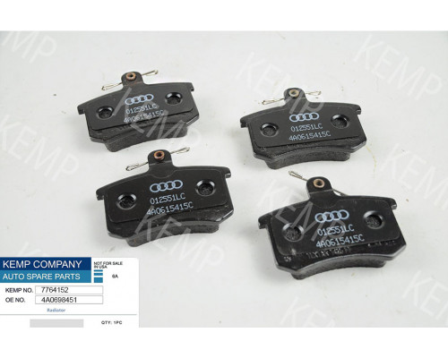 Колодки гальмів задні  Audi-100,80,A4,A6 86-01 супорт