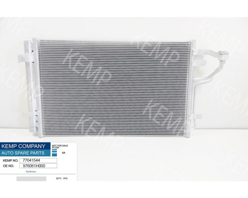 Радіатор кондиціонера KIA Ceed 07->606 x 381 x 16 mm
