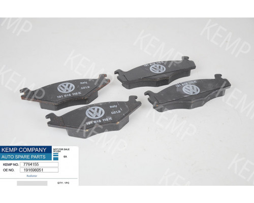 Колодки гальмів передні  VW Golf 2-3/Passat B2/Seat (OE) (не вент.)