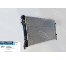 Радіатор Skoda Oktavia VW Cadi Golf Touran А-3 1.4-1.6 2.0 FSI 04->645*405 плоск