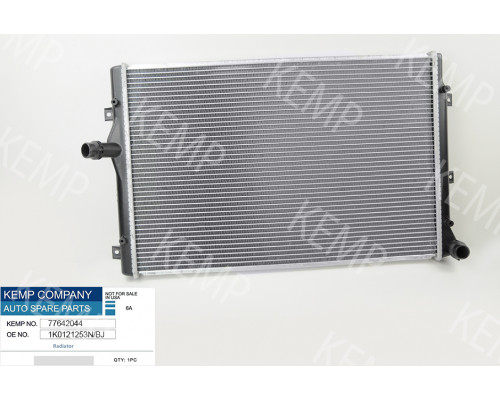 Радіатор Skoda Oktavia VW Cadi Golf Touran А-3 2.0 TDI TFSI 05-> пл.стільники 65