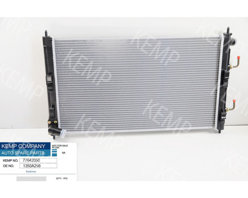 Радіатор MITSUBISHI LANCER (CX0) (07-) АКПП 700 x 408 x 16 mm плоскі стільники
