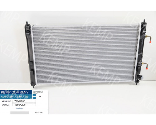 Радіатор MITSUBISHI LANCER (CX0) (07-) АКПП 700 x 408 x 16 mm плоскі стільники
