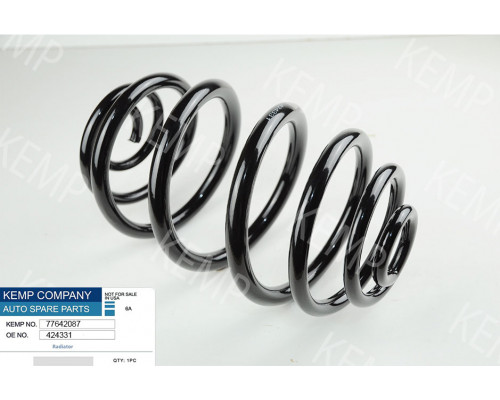 Пружина задня Opel Omega A сед.усил. d16.1h285mm.(прог.завивка)с утонченням