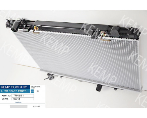 Радіатор Nissan Murano 02-08 450 x 735 x 24 mm  плоскі соти
