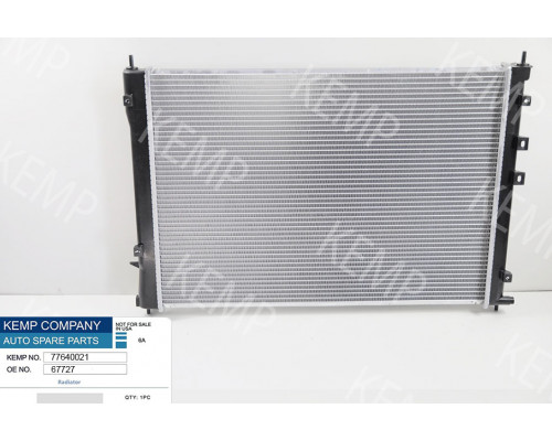 Радіатор SUBARU TRIBECA (B9) (05-) 675 x 479 x 27 mm плоскі соти