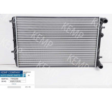 Радіатор Skoda Fabia VW Polo (9N) 1.4 16V-2.0 630*412
