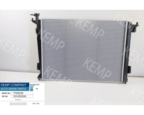 Радіатор Hyundai IX35 09-20 KIA Sportage 09-15 640 x 482 x 15 mm пл.соти