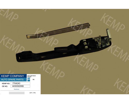 Ручка двері Audi-100 84-89 задн. R права