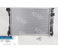 Радіатор Mercedes  W204 W212 CDI 08->642*438 плоскі соти