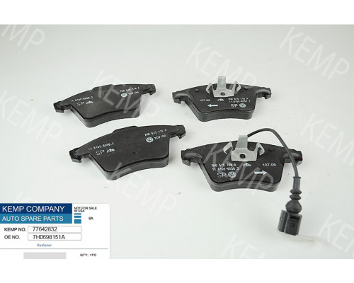 Колодки гальм передні  VW Transporter T5 03-> R16