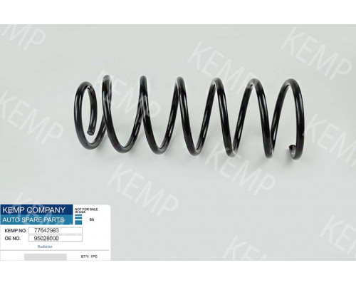 Пружина передня VW Passat B3 88-92г.1.9-2.0 Посилена  d13*355mm