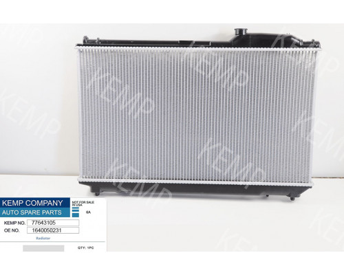 Радіатор Lexus LS 00-> 424 x 755 x 26 mm плоскі стільники