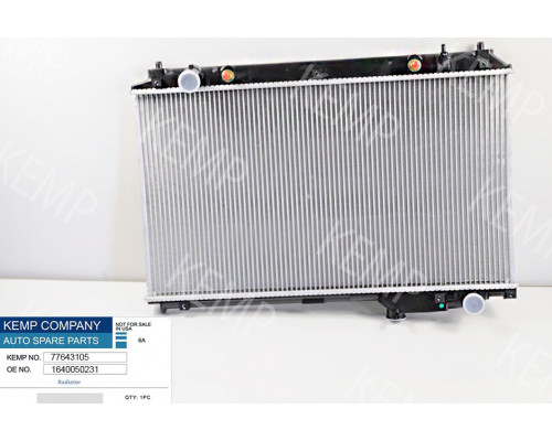 Радіатор Lexus LS 00-> 424 x 755 x 26 mm плоскі стільники